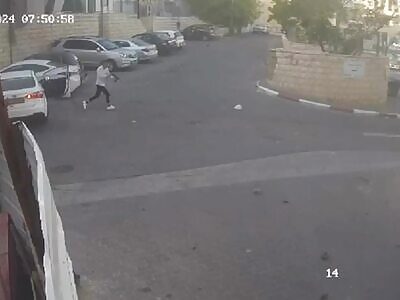 Palestinians ram through  settlers in Jerusalem. April 22, 2024