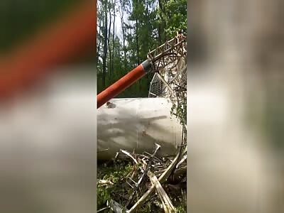 Aftermath of tv tower strike 