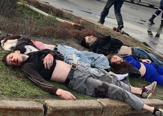 Deadly crash, car with a group of young people flew into a truck 