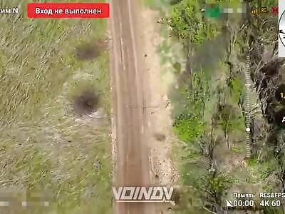 Another day, another russian drone hunts down ukrainians