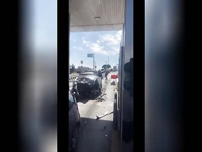 Speeding Driver killed after crashing onto Concrete barrier