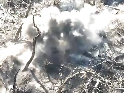 FPV visited the Russian trench