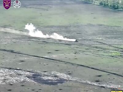 Fire mushroom from a Russian BMP