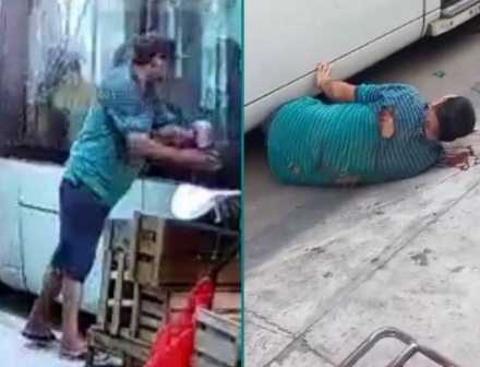 Drunk man Fell and Run over by Light Rail