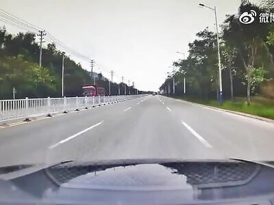 Man On Scooter Comes From Nowhere And Pays The Price