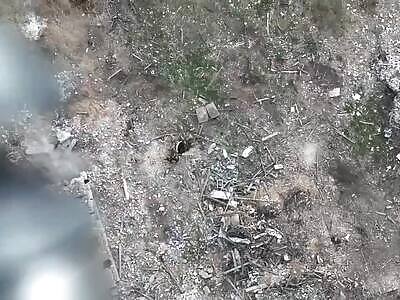 Multiple grenades are dropping on Russians