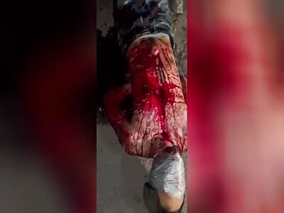 The body of an executed 