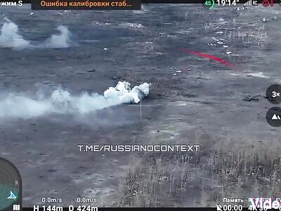 Destruction of Russian armored vehicles