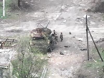 Explosion Slings Russian Torso, Comrade Has Crazy Spasms