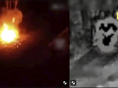 Mass destruction of Russian armored vehicles