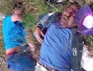 Two criminals on motorcycle eliminated by sicario 