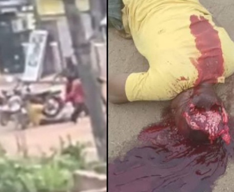 Yellow Shirt Rival Executed by Headshot from the BLACK AXE GANG 