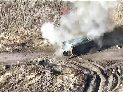 RU attacking ukrop equipment 