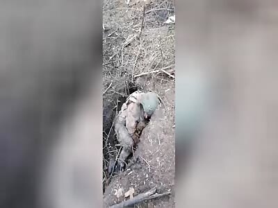 Ukrainians after drone attack