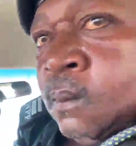 policeman strangles driver in moving vehicle  after arguing for 