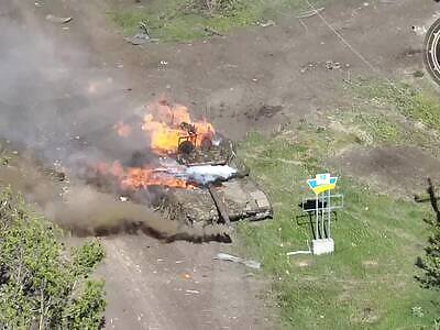 ALMIGHTY RUSSIAN TANK TAKEN OUT BY 500$ TOY