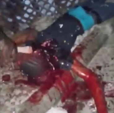 [UNWATERMARKED] rival butchered by the BLACK AXE GANG MEMBERS 