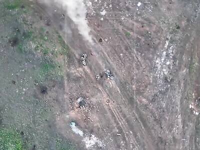 Failed Russian assault on motorcycles