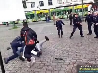 Germany knife attack by muslim