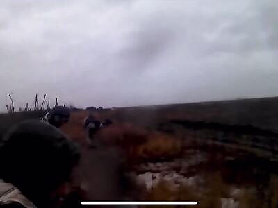 Comrade steps on an AP mine