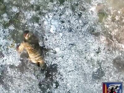 Grenade rain for the Russians