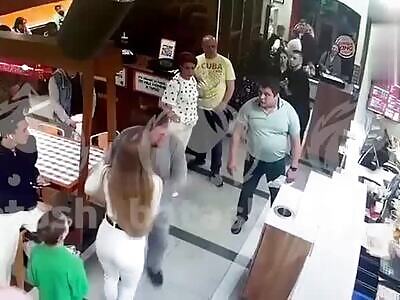 Russian Coward Bites Off Native's Ear during Fight