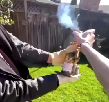 FUNNY: Dumbass Wants to Launch Fireworks from His Hands