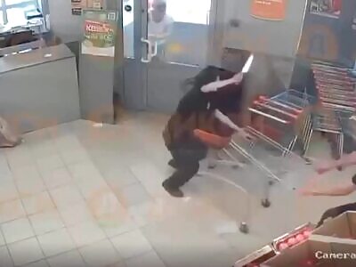 Ninja Girl vs 4 Russian Men