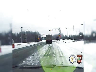 Train Strikes Semi-Truck in Minnesota