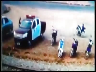 Motorcycle Bomb Explosion Killed 3 and Injured 7