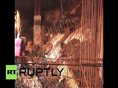 Wall Collapses at Construction Site Killing Seven Workers