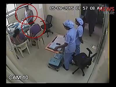 Shocking. Woman Doctor Pulling the Plug off Father in ICU