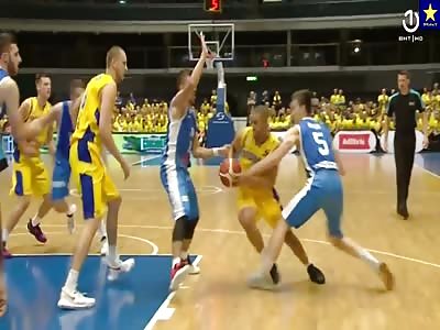 Terrible Injury During Euro Basketball Game