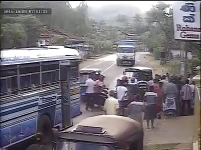 Girl Gets Hit by Bus in Terrible Accident