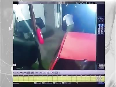 Man is  Getting Chased and Stabbed by His Neighbour