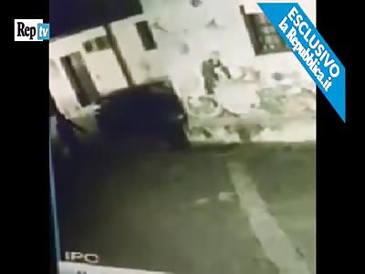 Man Sets Homeless Man on Fire