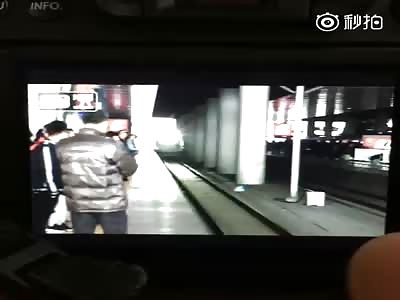 Alive Man Stuck Between Train and Platform (The Incident)