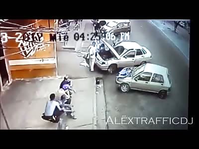 Policeman Shot Dead While Repairing his Car and Gun Stolen