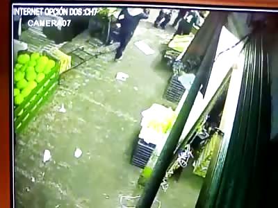 Man Killed Inside the Market While Resisting Robbery