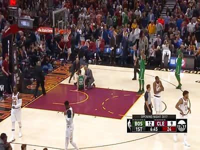 NBA Star Gordon Hayward Horrible Leg Injury in Season Opening Night Game