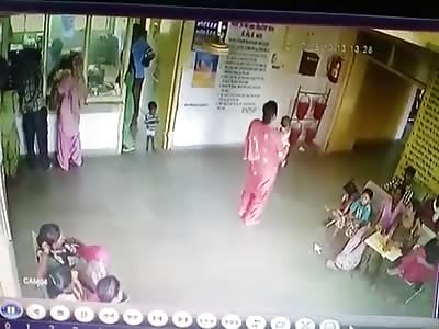 Man Hacked by Co-Worker Inside the Hospital