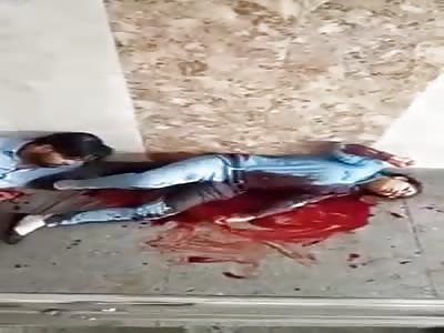 Girl Dying after Being Stabbed by Jilted Lover in Murder Suicide