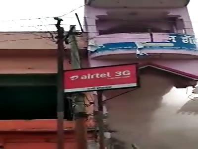 Building Collapses During Anti-Encroachment Drive Killing Poclain Crane Driver