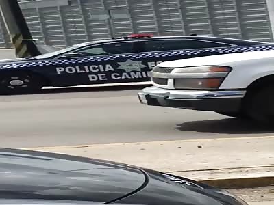 Man Getting Strangled to Death as a Police Cruiser Pass by