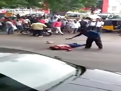 Man Killed with an Ax + Aftermath(Another Angle)