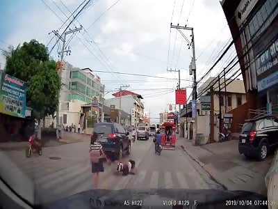 Jaywalking Accident