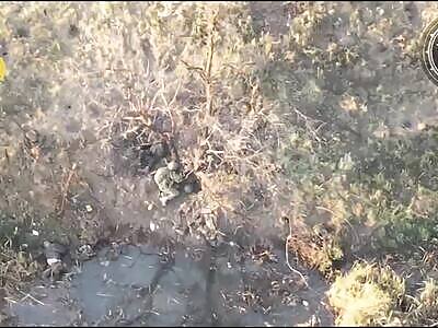 Stealthy Ninja Drone Cunningly Take Out Two Russians