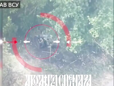 Ukrainian believed that if he didn't move they wouldn't see him.