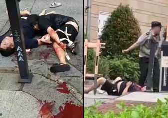 Couple butchered to death by Lunatic security guard using meatcleaver 