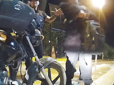 Security Guard Shoots Biker, is then Shot by his own Colleague.